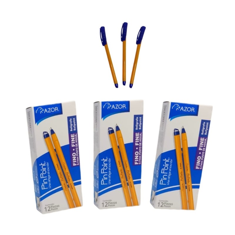 boligrafo azul