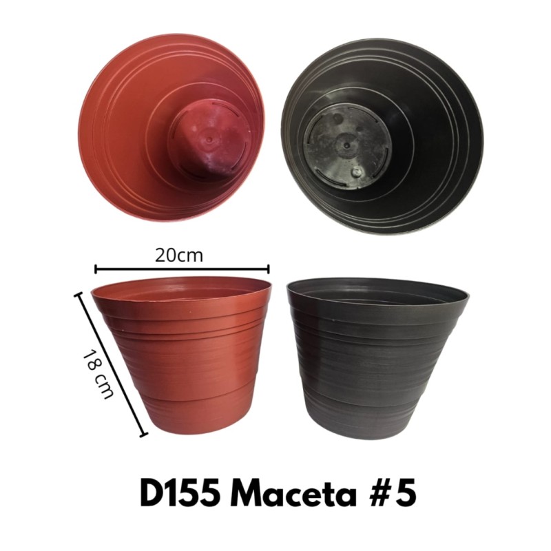 maceta de plastico