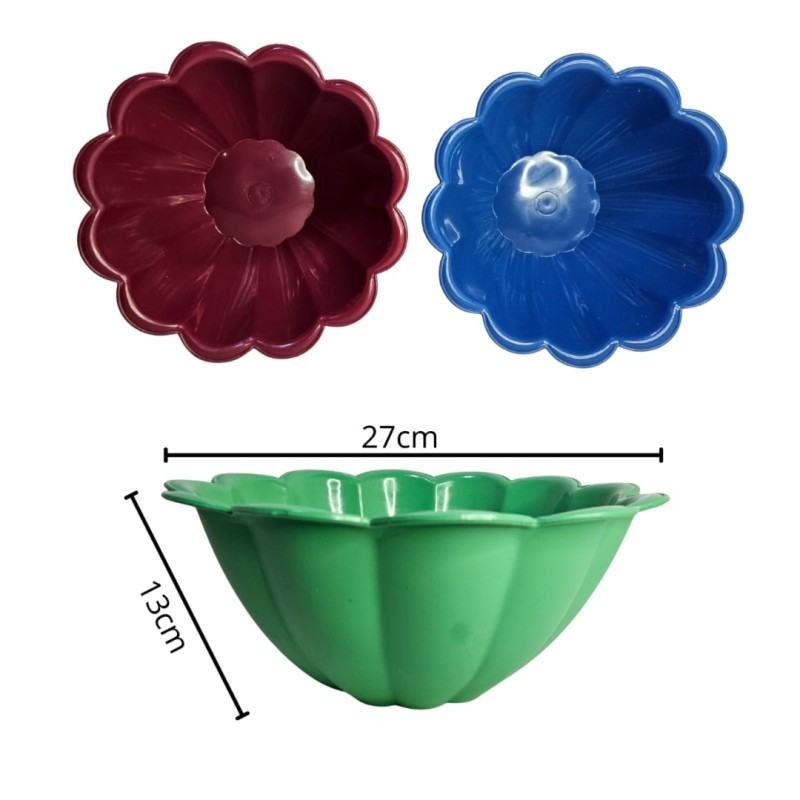 ensaladera flor