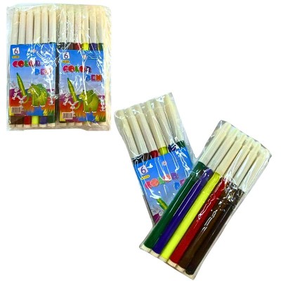 Set de Pinceles Ecológicos 6 Piezas, 24 Paquetes