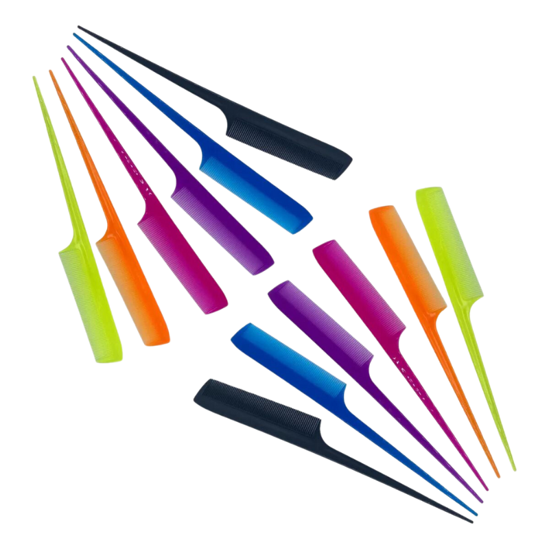 Peine con colita normal paquete 12 piezas