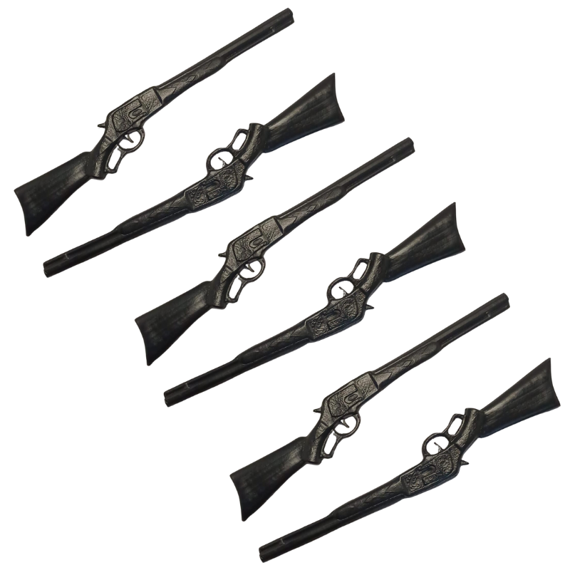 Rifle soplado negro