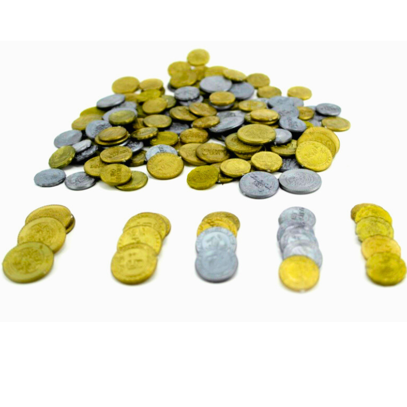 Monedas de plástico opaca Mundo Marino