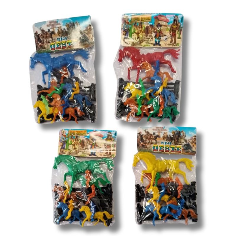 caballos de juguete de colores