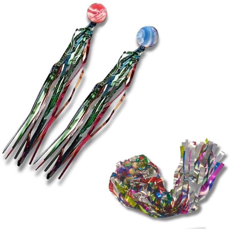 pelota voladora con serpentina