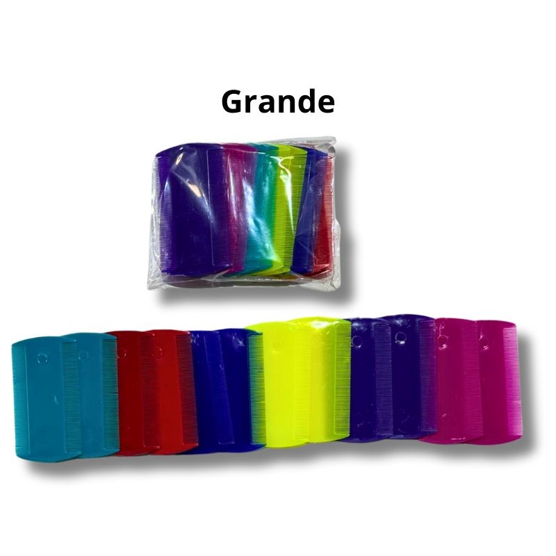 peine para piojos de plástico