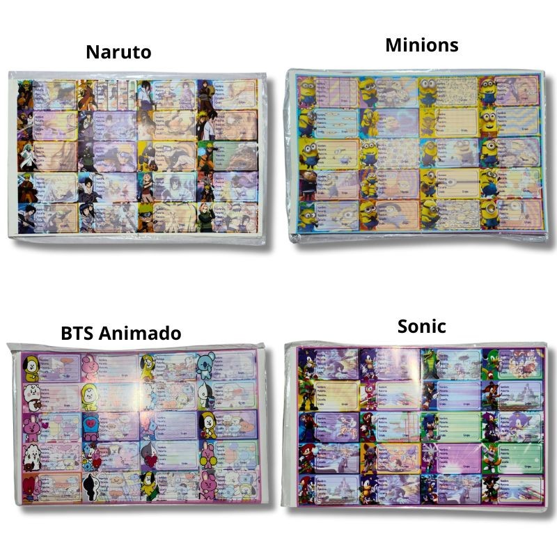 calcamonias para cuadernos