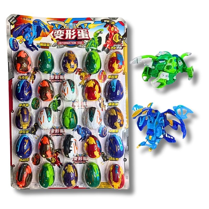 Juguetes Transformers en Huevo - Set de 25