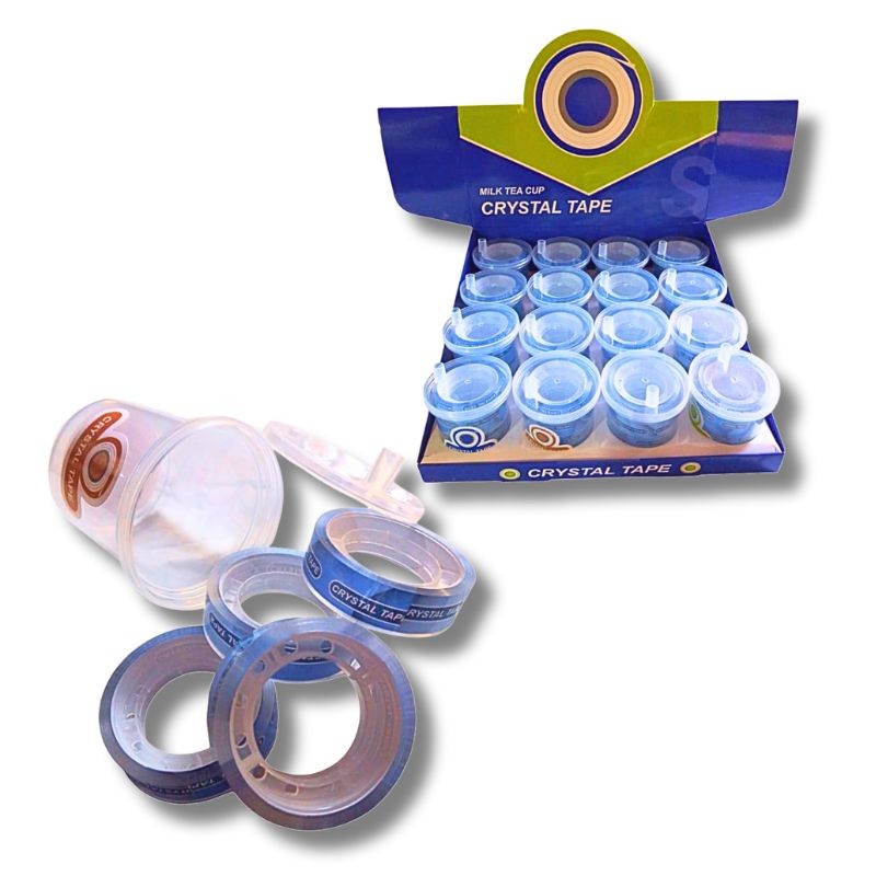 Paquete de 4 Cintas Adhesivas en Botecito