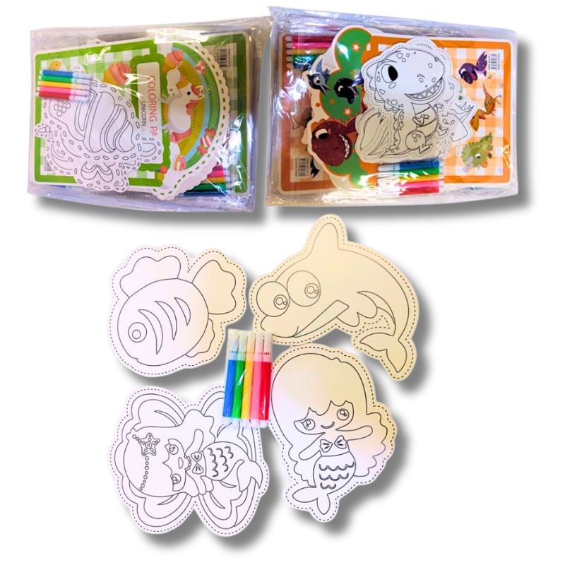 Manualidades set 4 figuras de cartón 12 sets