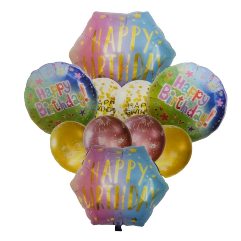 Globo happy birthday