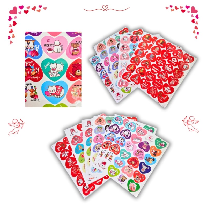 Pegatina san valentin