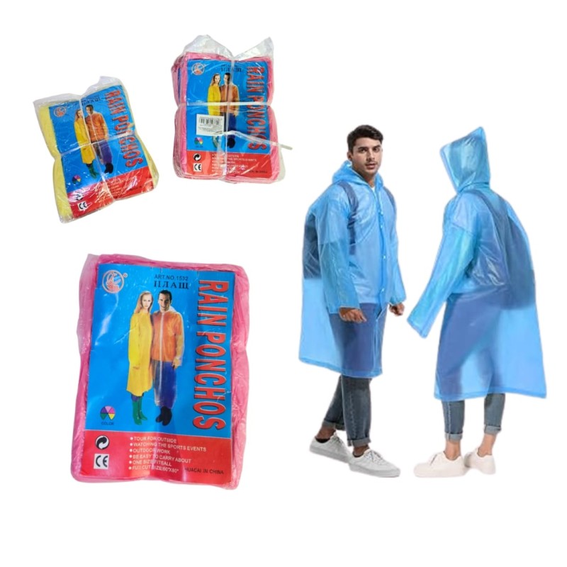 ponchos de plástico para la lluvia
