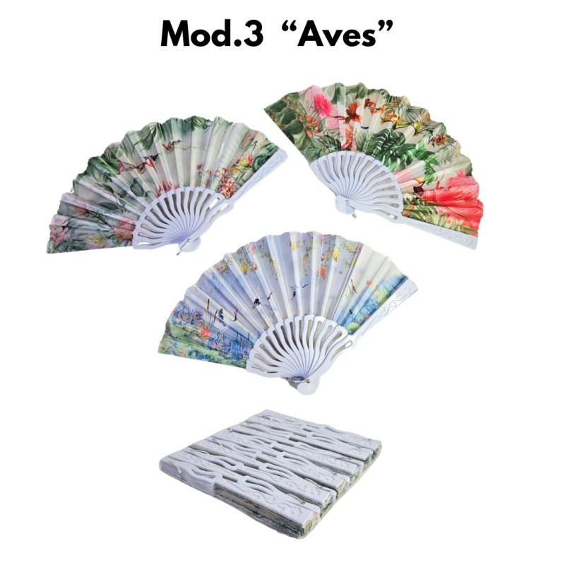 set de abanicos ranurados