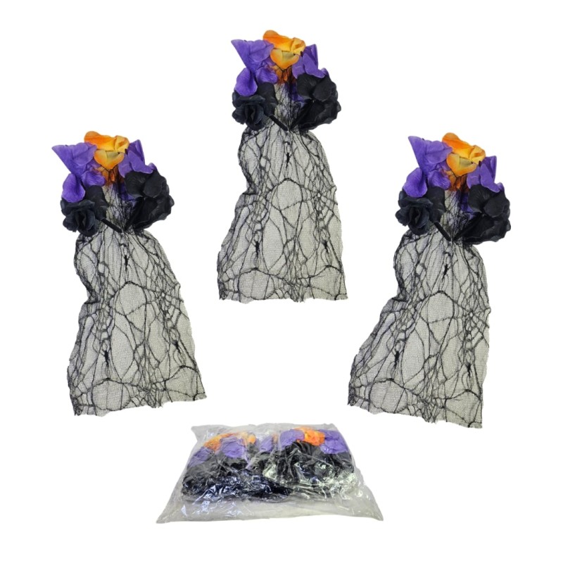diadema catrina con flores