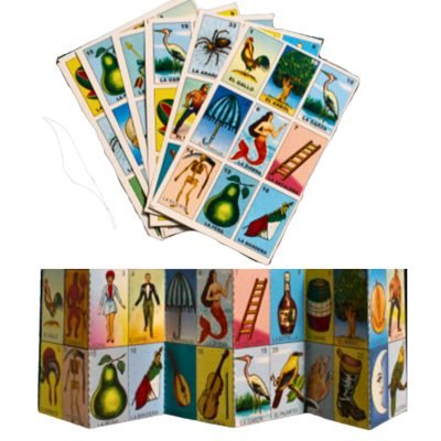 Lotería mini paquete 10 piezas