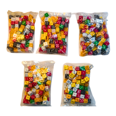 100 dados de colores