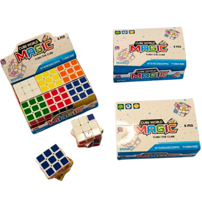 cubo rubik blanco 6 caras