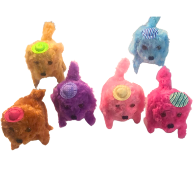 perrito de peluche con sonido