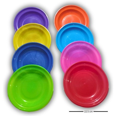 plato sopero de plástico