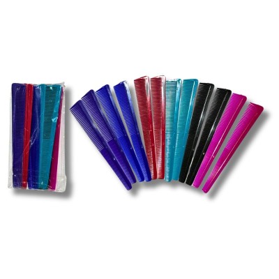 peine peluquero de plástico