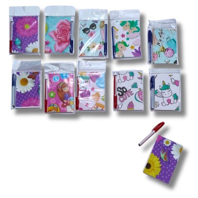 libretas con portadas estampadas