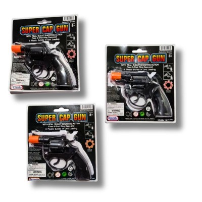 revólver de plástico