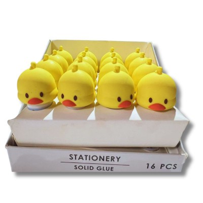 Lápiz adhesivo pato/oso - caja con 16 piezas para pegar fácilmente