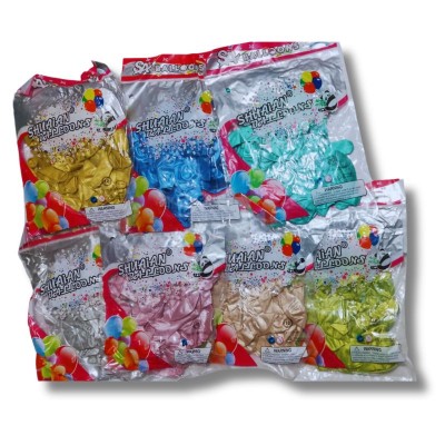 Pack 50 Globos Metálicos Shuaian #10