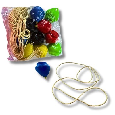 Set 10 Trompos con Punta de Acero