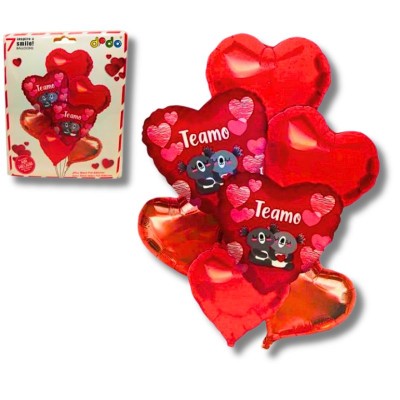 Globo "7 Corazones Smile Dodo" para Decoración