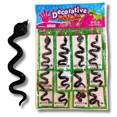 Juguete Flexible y Pegajoso en Forma de Serpiente