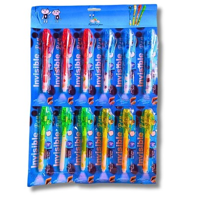 Pluma Espía de Mensajes Secretos – 12 Piezas