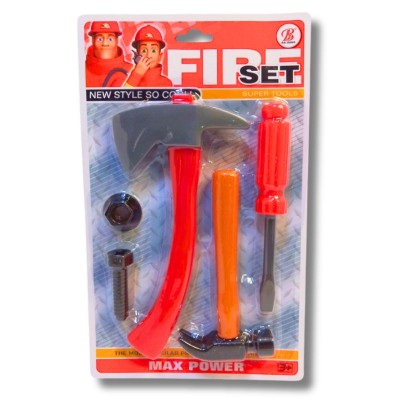 Set de herramientas Fire Set para niños