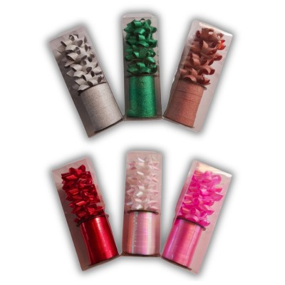 set de moño micro con carrete curly