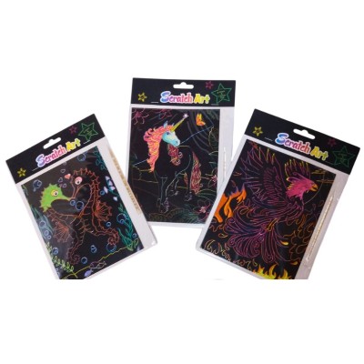 dibujo magico con palito animales