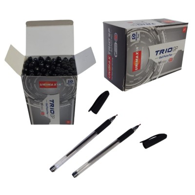 Caja de boligrafos negros