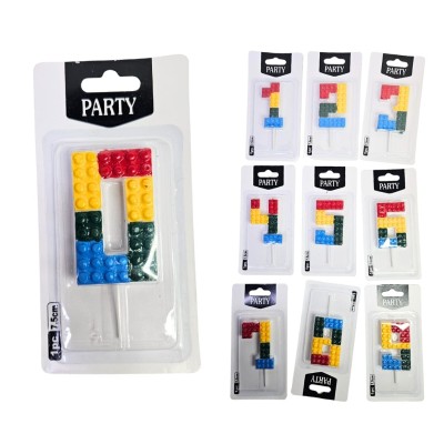 velas de numeros lego
