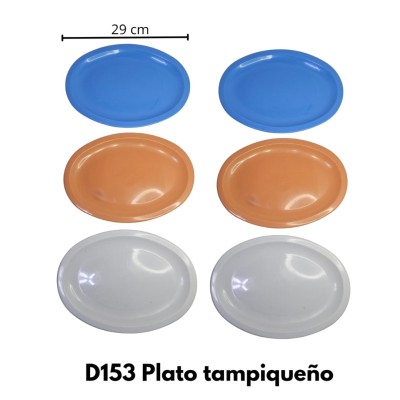 platos de plastico