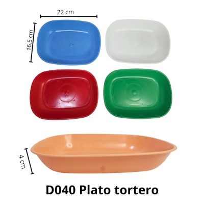 platos de plastico