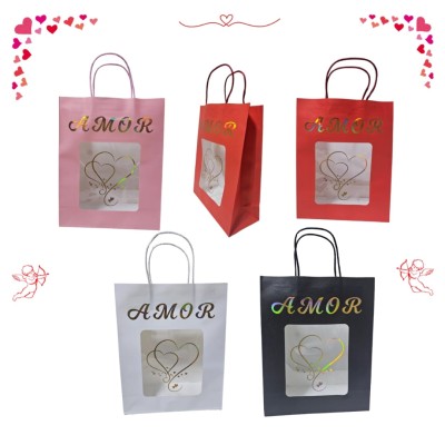 bolsa de colores kraft