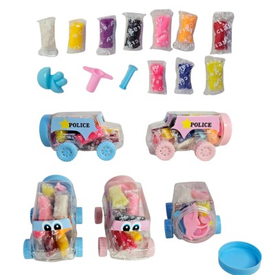 carrito con plastilina