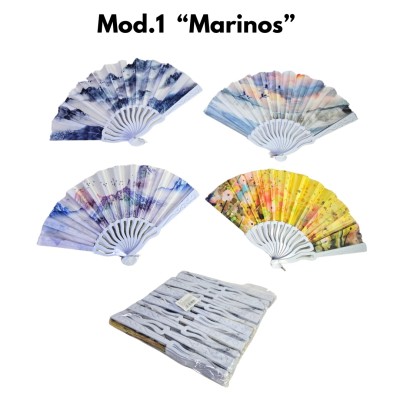 set de abanicos ranurados