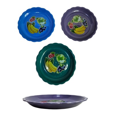 Plato de diseño tropical